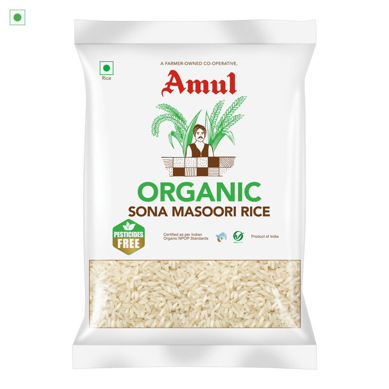 Amul ORGANIC SONA MASOORI RICE 1 kg