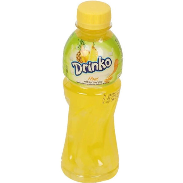 Pran Drinko Float With Coconut Jell 250 ML - Pineapple Drink