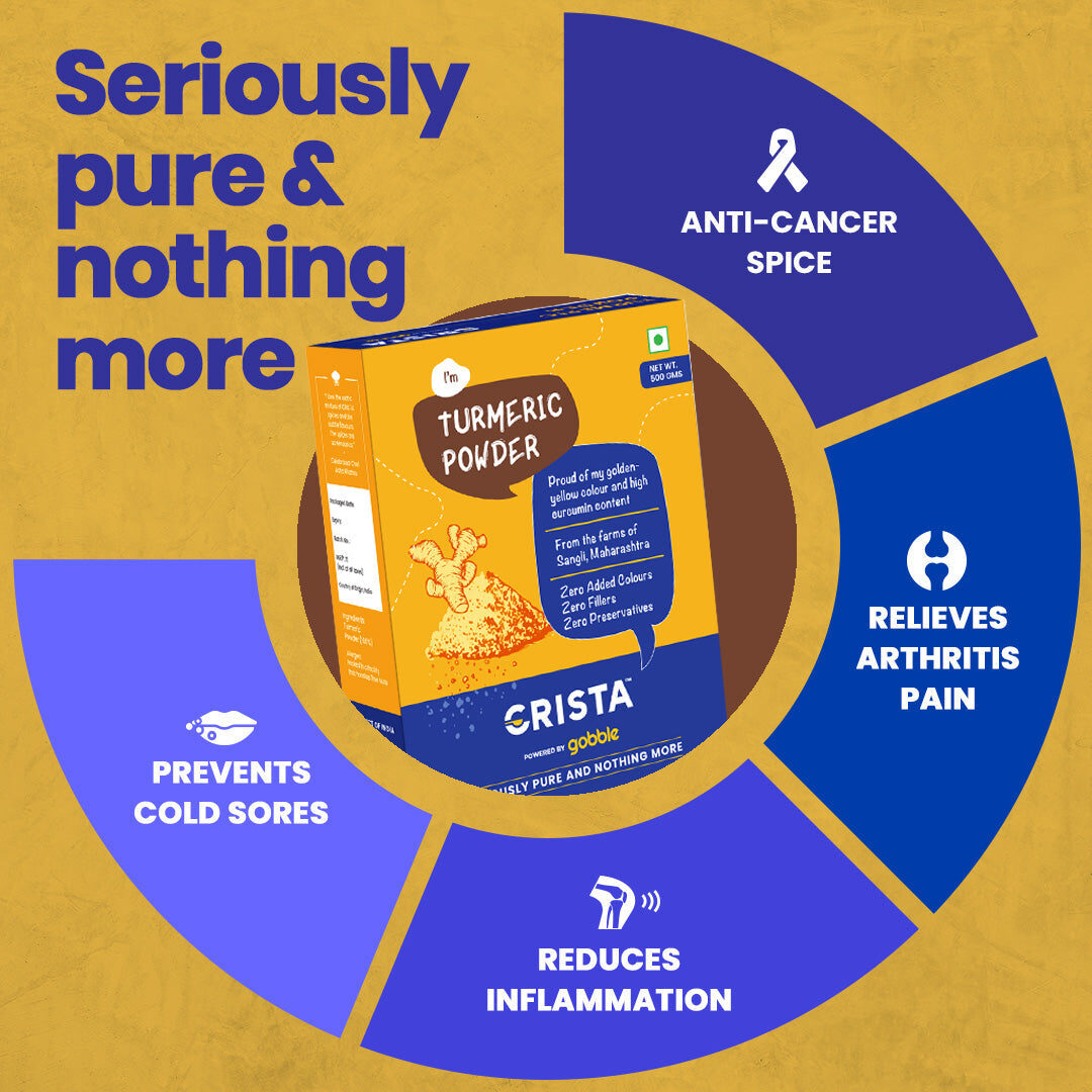 CRISTA Turmeric Powder 500 gms - Image 3