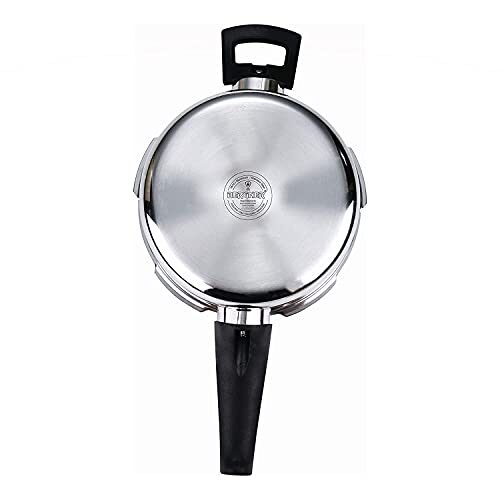 Bergner Argent Elements Triply 2.5 Litres Stainelss Steel Pressure Pan with Triple Safety System, Easy to Use & Hold Handles, Extra locking system - Image 7