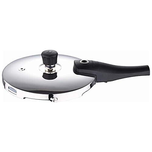 Bergner Argent Elements Triply 3.5 Litres Stainelss Steel Pressure Cooker with Triple Safety System, Easy to Use & Hold Handles, Extra locking system - Image 6