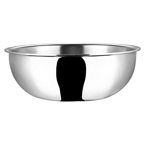 Vinod Platinum Triply Stainless Steel Extra Deep Tasla 2.4 litres Capacity (22 cm Diameter) - Silver (Induction and Gas Stove Friendly), 5 Years Warranty - Image 4