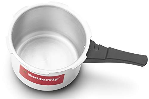 Butterfly Cordial Induction Base Aluminium Pressure Cooker with Outer Lid, 3 Litres, Silver - Image 5