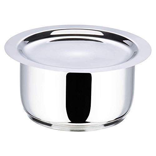 Vinod Stainless Steel Regular Saucepan (1 Litre) & Capsule Bottom Tope (1 Litre) with Lid (Induction and Gas Stove Friendly), 2 Years Warranty, Silver - Image 3