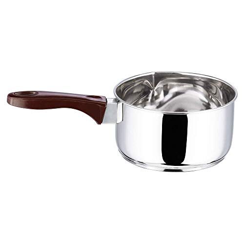 Vinod Stainless Steel Regular Saucepan (1 Litre) & Capsule Bottom Tope (1 Litre) with Lid (Induction and Gas Stove Friendly), 2 Years Warranty, Silver - Image 4