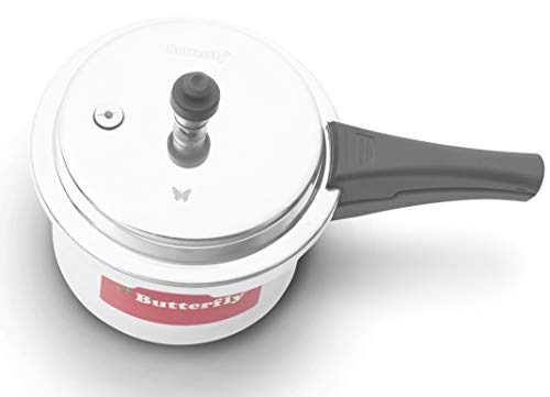 Butterfly Cordial Induction Base Aluminium Pressure Cooker with Outer Lid, 3 Litres, Silver - Image 6