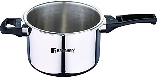 Bergner Argent Elements Triply 3.5 Litres Stainelss Steel Pressure Cooker with Triple Safety System, Easy to Use & Hold Handles, Extra locking system - Image 8