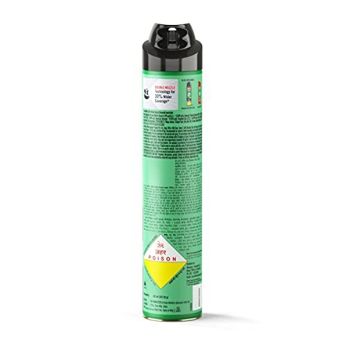 Baygon Max Mosquito and Fly Killer Spray, 625ml | Lime Fragrance | Instant Mosquito Repellent | Kills Dengue & Malaria Spreading Mosquitoes | With Double Nozzle Technology for 30% Wider Coverage - Image 2