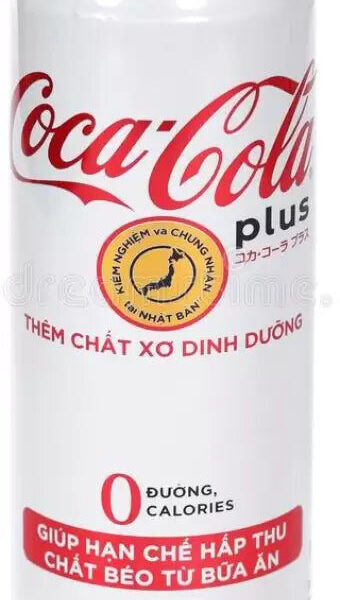 Coca-Cola Plus Them Chat Xo Dinh Duong Soft Drink (IMPORTED FROM USA)  (320 ml)
