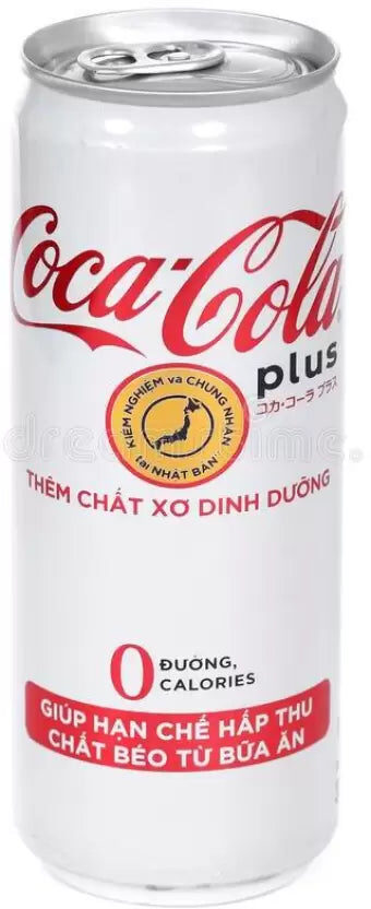 Coca-Cola Plus Them Chat Xo Dinh Duong Soft Drink (IMPORTED FROM USA) (320 ml)