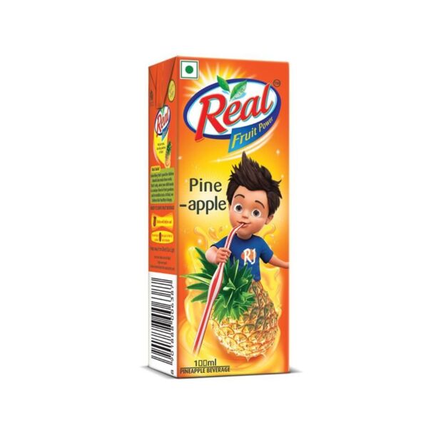 24x Real Fruit Power Juice - Pineapple, 180 ml each - Pack of 24