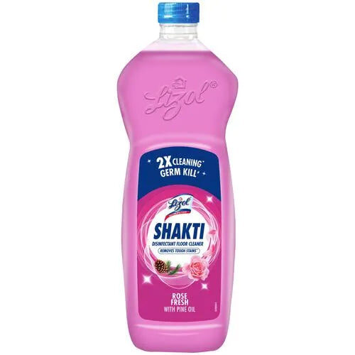Lizol Shakti Disinfectant Floor Cleaner - Rose Fresh With Pine Oil, 900 ml