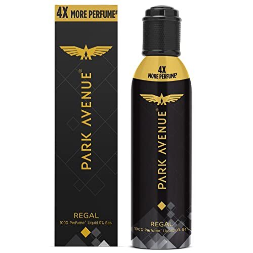 3x Park Avenue Regal NO GAS Premium Perfume For Men Long Lasting Fragrance - 130ml each - Pack of 3