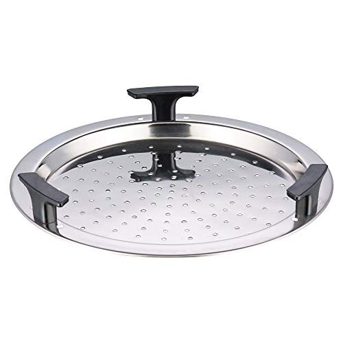 Vinod 6 Pc Stainless Deluxe Multi Kadai Set: 2 Idli Plates,2 Dhokla Plates,1 Patra Plate & 1 Mini Idli Plate- 2Yr Warranty,Silver (Induction Friendly) - Image 6