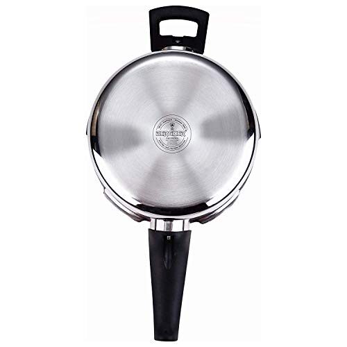 Bergner Argent Elements Triply 3.5 Litres Stainelss Steel Pressure Cooker with Triple Safety System, Easy to Use & Hold Handles, Extra locking system - Image 7