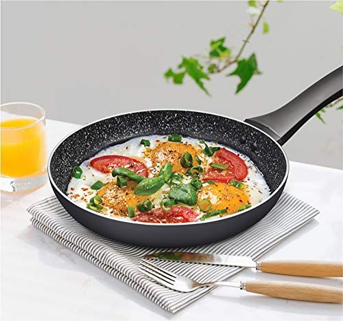 Milton Pro Cook Granito Induction Fry Pan, 24 cm, Black (Aluminium) - Image 5
