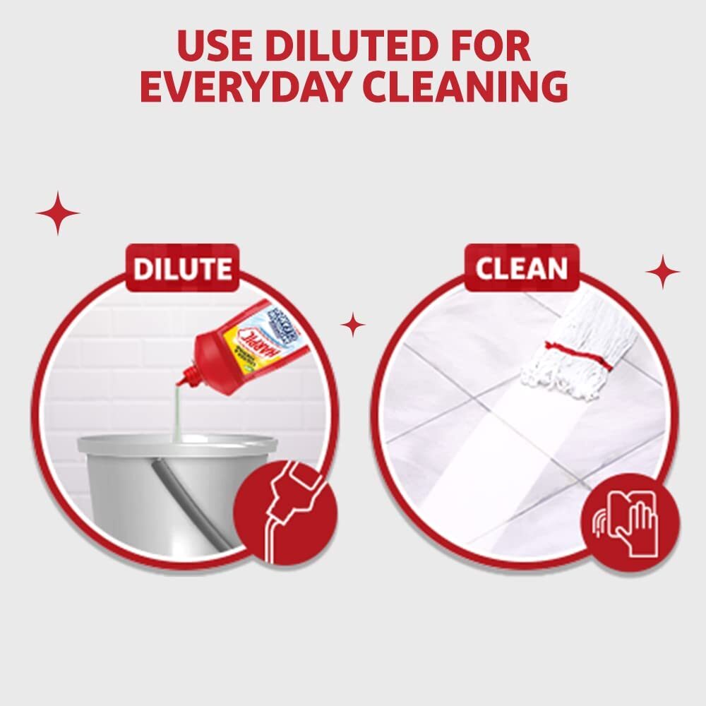 Harpic Disinfectant Bathroom Cleaner Liquid, Lemon - 1L (Pack of 2) + Harpic Drain Xpert Drain Cleaning Powder (50g x 8) - Image 10