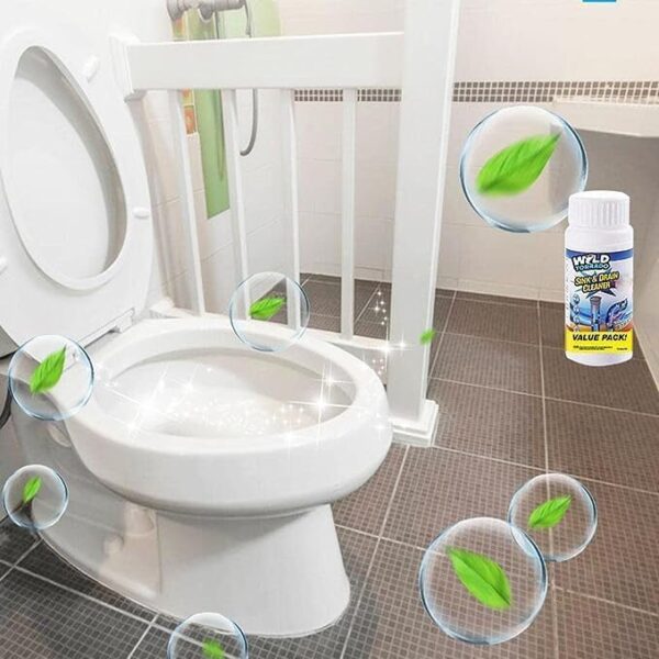 TALISH Powerful Sink & Drain Blockage Cleaner Powder Cleaning Tool,Drain Cleaner & Clog, Automatic Toilet Blockage Cleaner