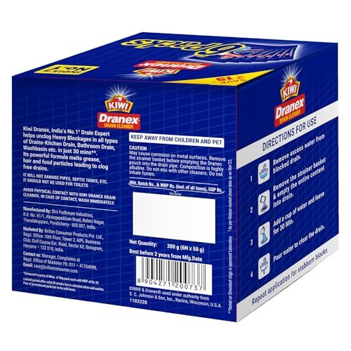KIWI Dranex Drain Cleaner 50g*6N - Image 3