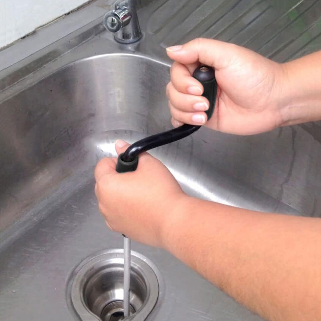 B.K.Jagan and Co Metal Sink & Drain Cleaner Spring Wire Waste Pipe Sink Cleaner Snake Unblocker Hair Drain Cleaner 5 Mtr. Length - Image 3