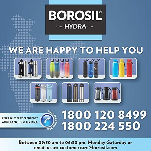 Borosil Stainless Steel Hydra Travelsmart - Vacuum Insulated Flask Water Bottle, 200 ML, Pink - Image 10
