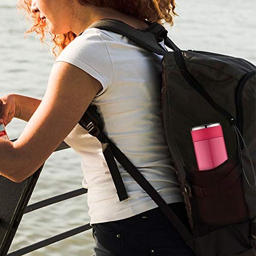 Borosil Stainless Steel Hydra Travelsmart - Vacuum Insulated Flask Water Bottle, 200 ML, Pink - Image 6