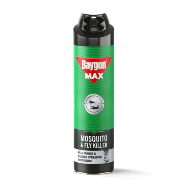 Baygon Mosquito & Fly Killer Spray- 400 ml, Green