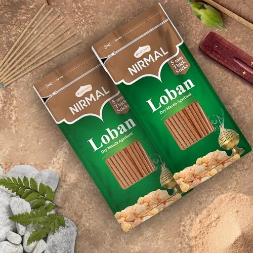 Shubhkart Nirmal Loban Dry Masala Agarbatti Zipper 125gms - 5mm Thick Sticks | Special Long Lasting Agarbatti for Puja, Havan, Rituals | Pooja Room Items for Aromatic Environment (Pack of 2) - Image 8