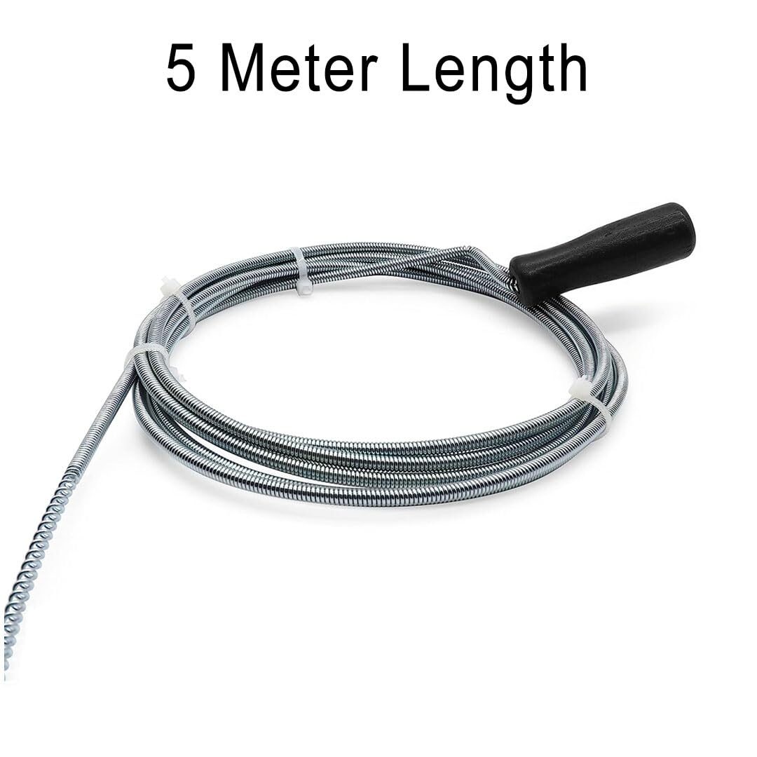 B.K.Jagan and Co Metal Sink & Drain Cleaner Spring Wire Waste Pipe Sink Cleaner Snake Unblocker Hair Drain Cleaner 5 Mtr. Length - Image 4