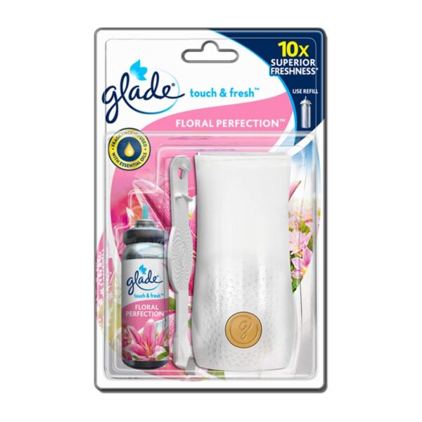 Glade Touch and Fresh Floral Protection, 12 ml/7.8g (1N Dispenser  + 1N Refill)