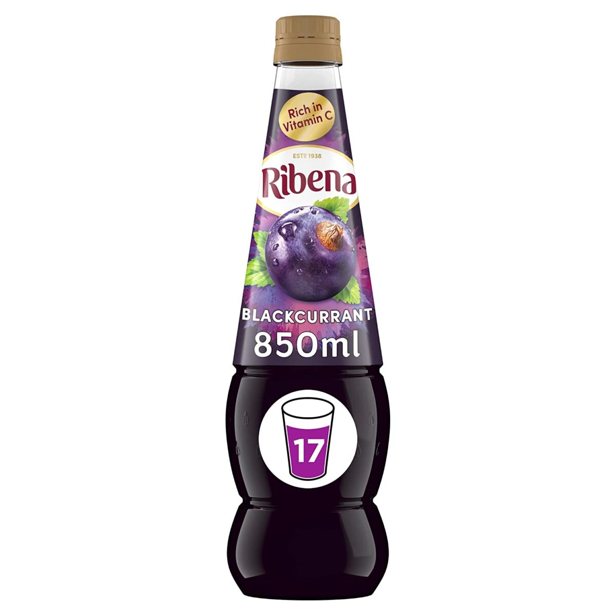 Ribena Blackcurrant Juice, 850 ml
