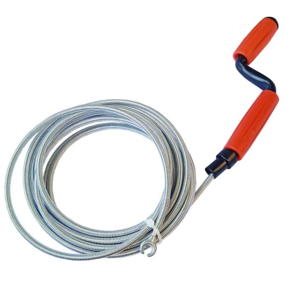 B.K.Jagan and Co Metal Sink & Drain Cleaner Spring Wire Sink Cleaner Snake Unblocker Hair Drain Cleaner 5 Mtr. Length