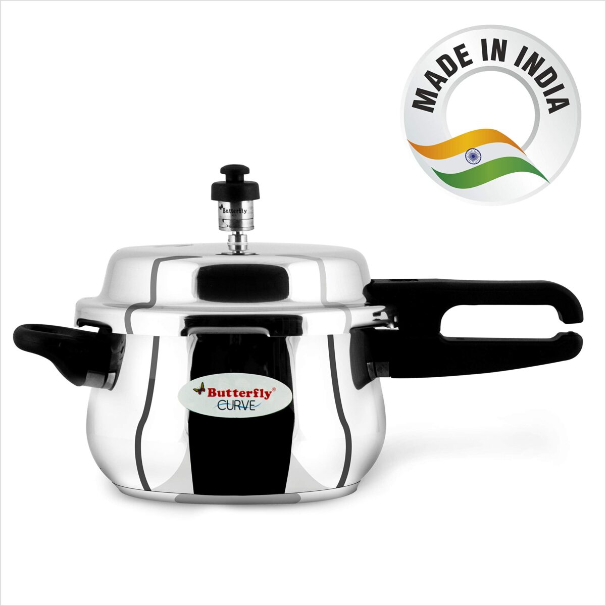 Butterfly Curve Stainless Steel Pressure Cooker, 3 Litre - Image 8