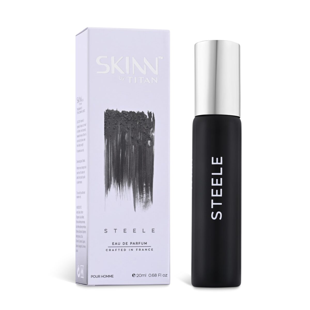 Skinn By Titan Steele Perfume for Men, 20ml