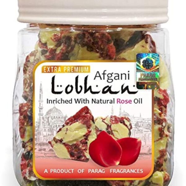 Parag Fragrances loban with Rose Oil 250gm Natural Loban for Dhoop and Hawan/Natural Loban