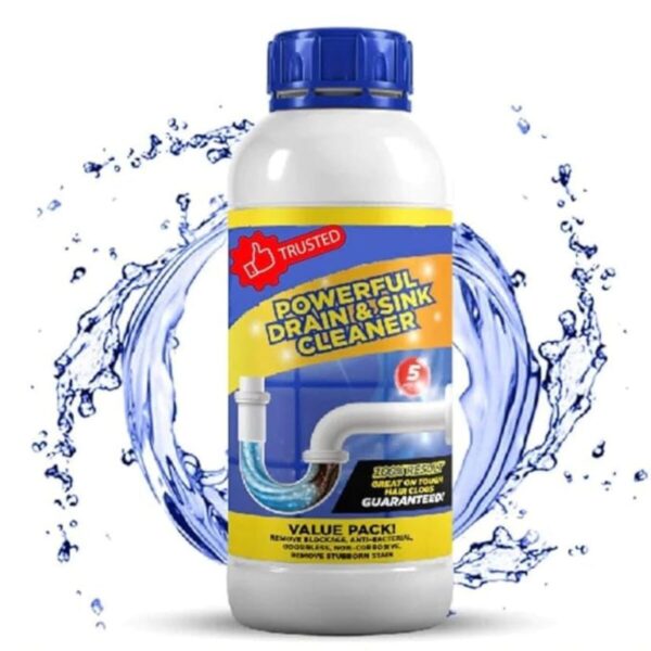 SAKSAA Powerful Drain Blockage Automatic Toilet Cleaner Sink Cleaner Powder, Drain Cleaner & Clog, Blockage Cleaner, Unclogs and Pack, Sink opner [Pack of 1]