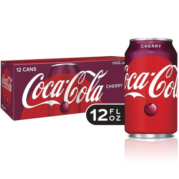 Coca-Cola Cherry Coke, 355 Millilitre, Vegetarian