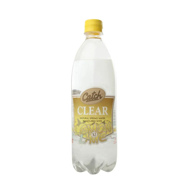 24x Catch Clear Diet Natural Spring Water Flavoured With Lemon N Lime, 750ML (Pack of 24)
