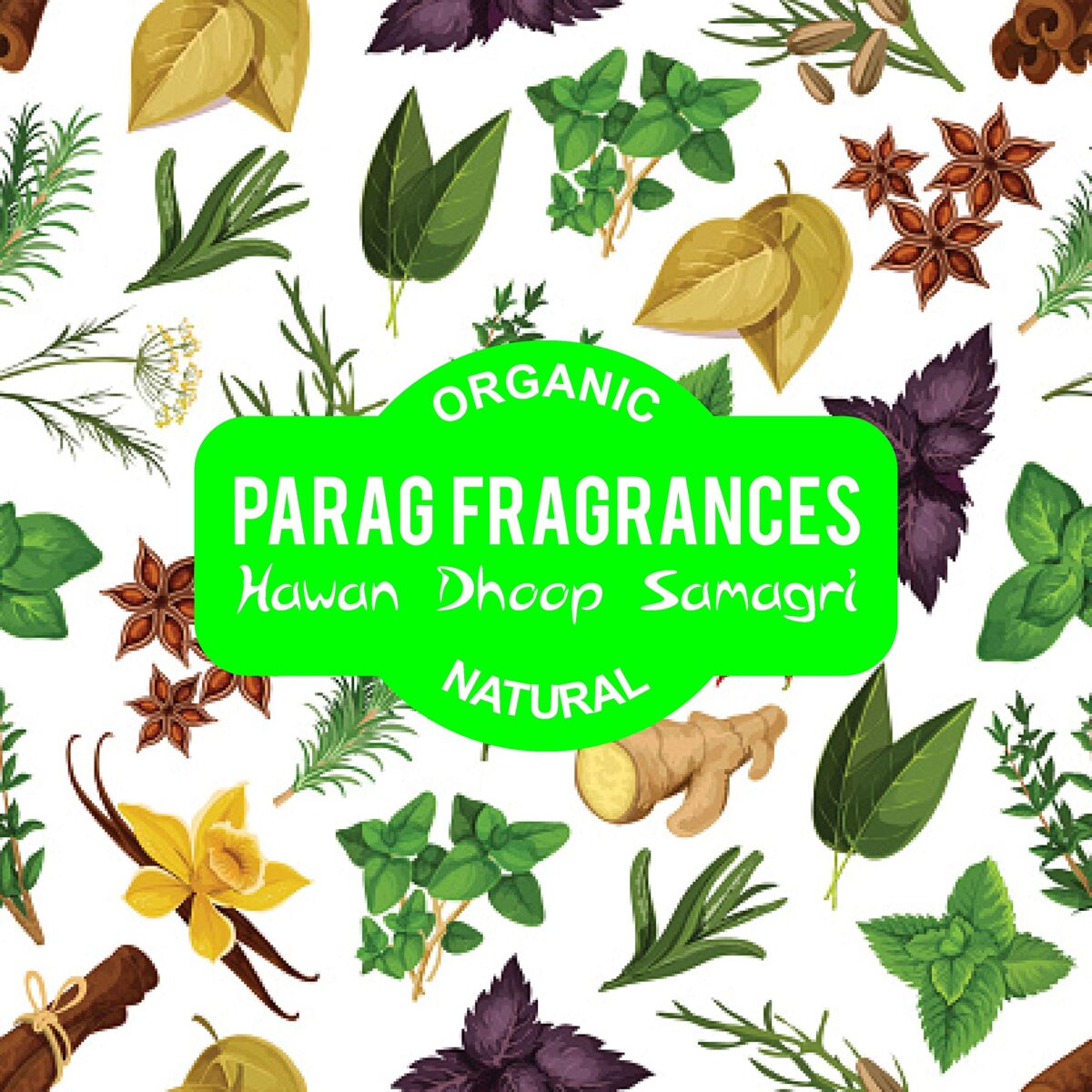 Parag Fragrances Natural Hawan Dhoop Samagri Hawan Samagri with 36 Types of Herbs / Hawan Samagri for Dhoop, Hawan or Yagya (350gm) - Image 4