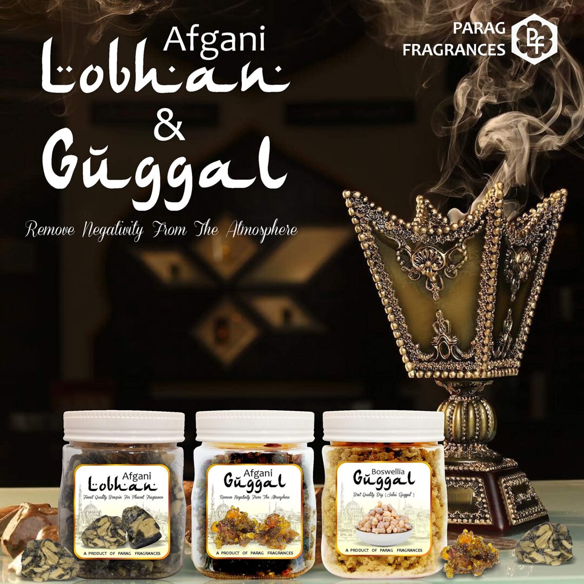 Parag Fragrances loban with Saffron-Sandal Oil 250gm Natural Loban for Dhoop and Hawan/Natural Loban - Image 3