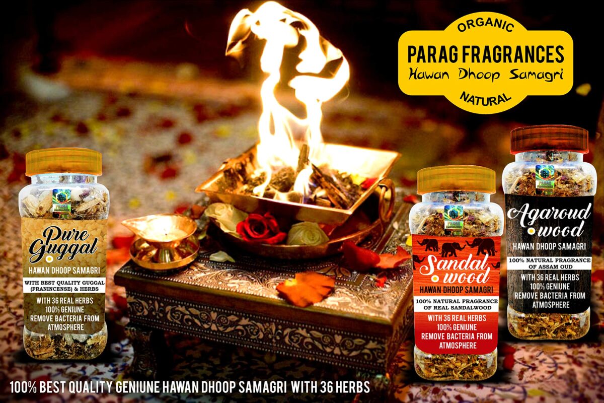 Parag Fragrances Natural Hawan Dhoop Samagri Hawan Samagri with 36 Types of Herbs / Hawan Samagri for Dhoop, Hawan or Yagya (350gm) - Image 5
