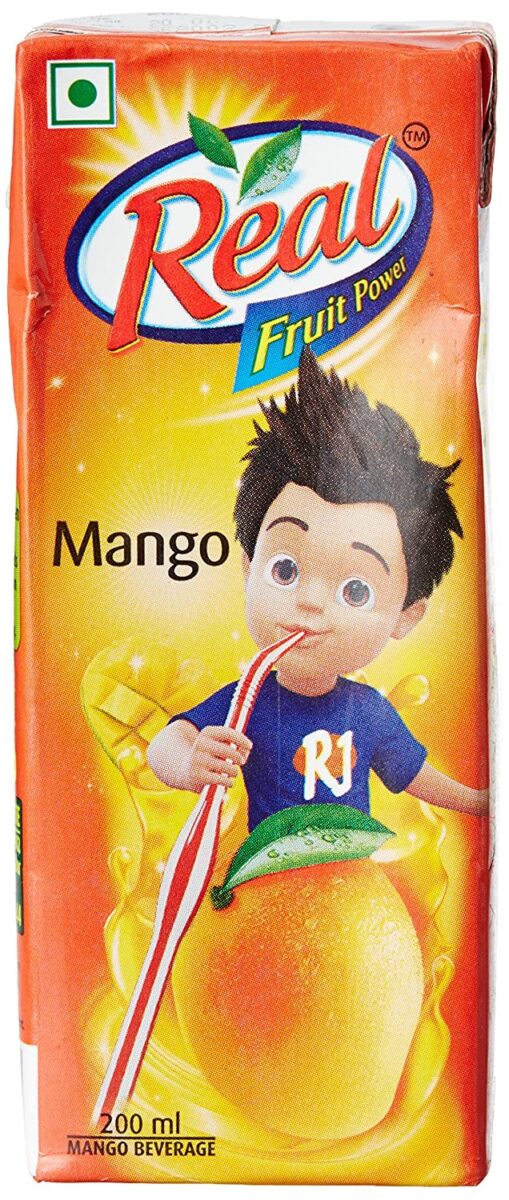 24x Real Fruit Power, Mango, 200ml each - Pack of 24