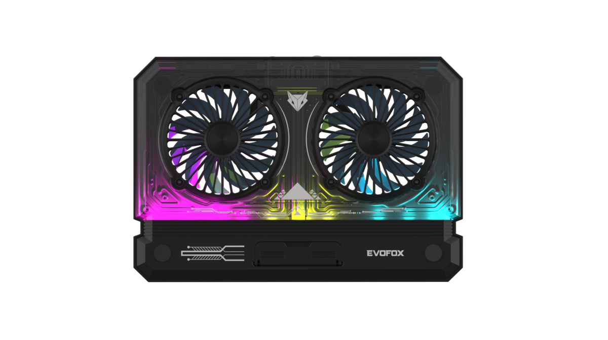 EvoFox Blizzard RGB USB Laptop Cooling pad - Image 3