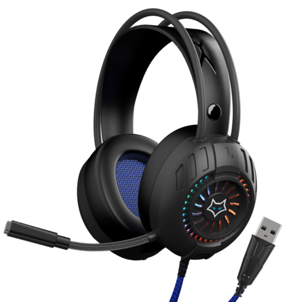 EvoFox Aurora USB Gaming Wired Over Ear Headphones