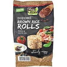 RICE UP PIZZA OLIVE OIL RICE ROLLS 50GM
